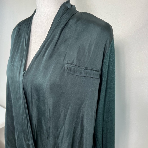 dolan Left Coast Collection Women Copper Solid Large Blouse - Picture 6 of 11